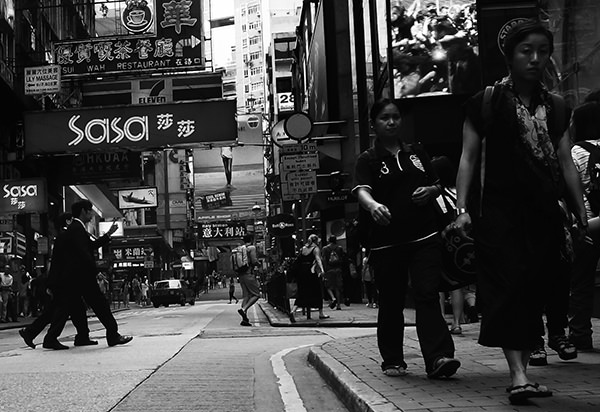 Life In Mono #13 by Jeremy Chin - Streets of Hong Kong