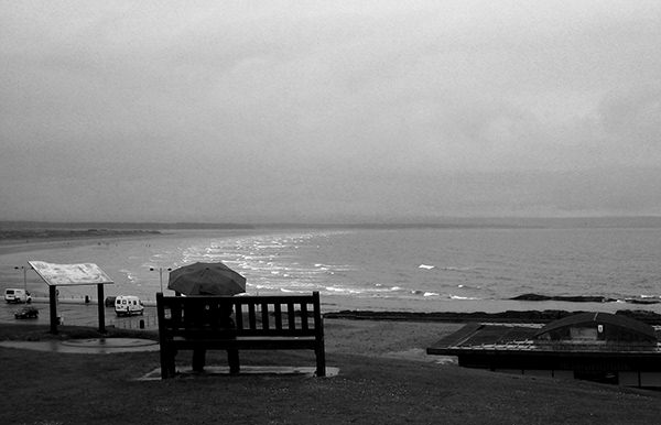 Quiet Times #43 by Jeremy Chin - Rain Day at St Andrews, Scotland